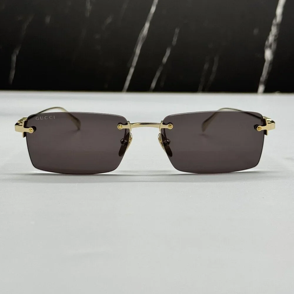 NEW GUCCI SUNGLASSES GOLD MEN EYEWEAR GUCCI GG1941S 001